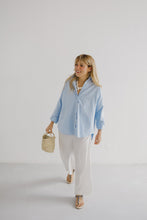 Load image into Gallery viewer, GABRIELLE Oxford Shirt Blue