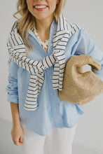 Load image into Gallery viewer, GABRIELLE Oxford Shirt Blue