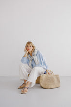 Load image into Gallery viewer, GABRIELLE Oxford Shirt Blue