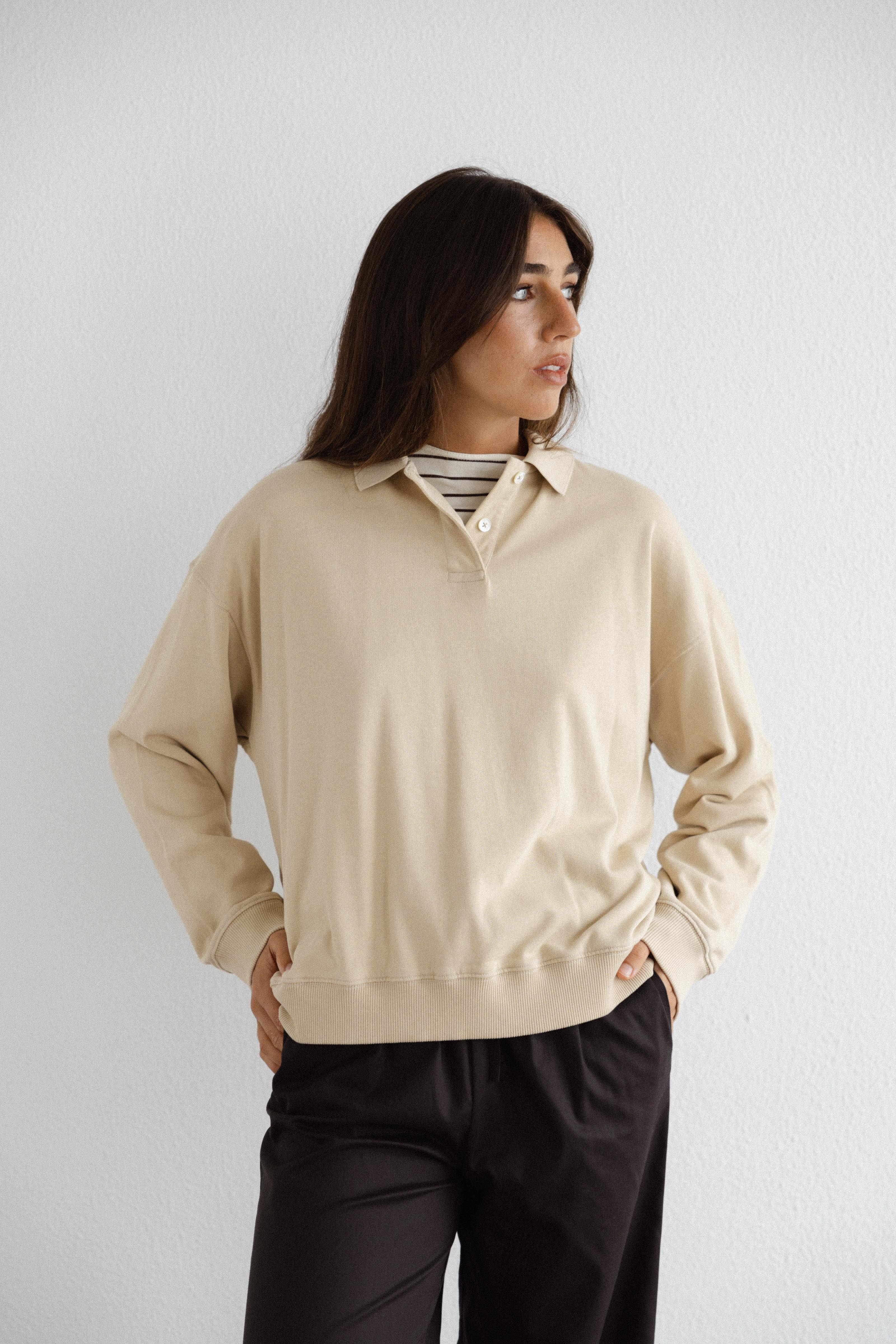 MARGAUX Polo Beige