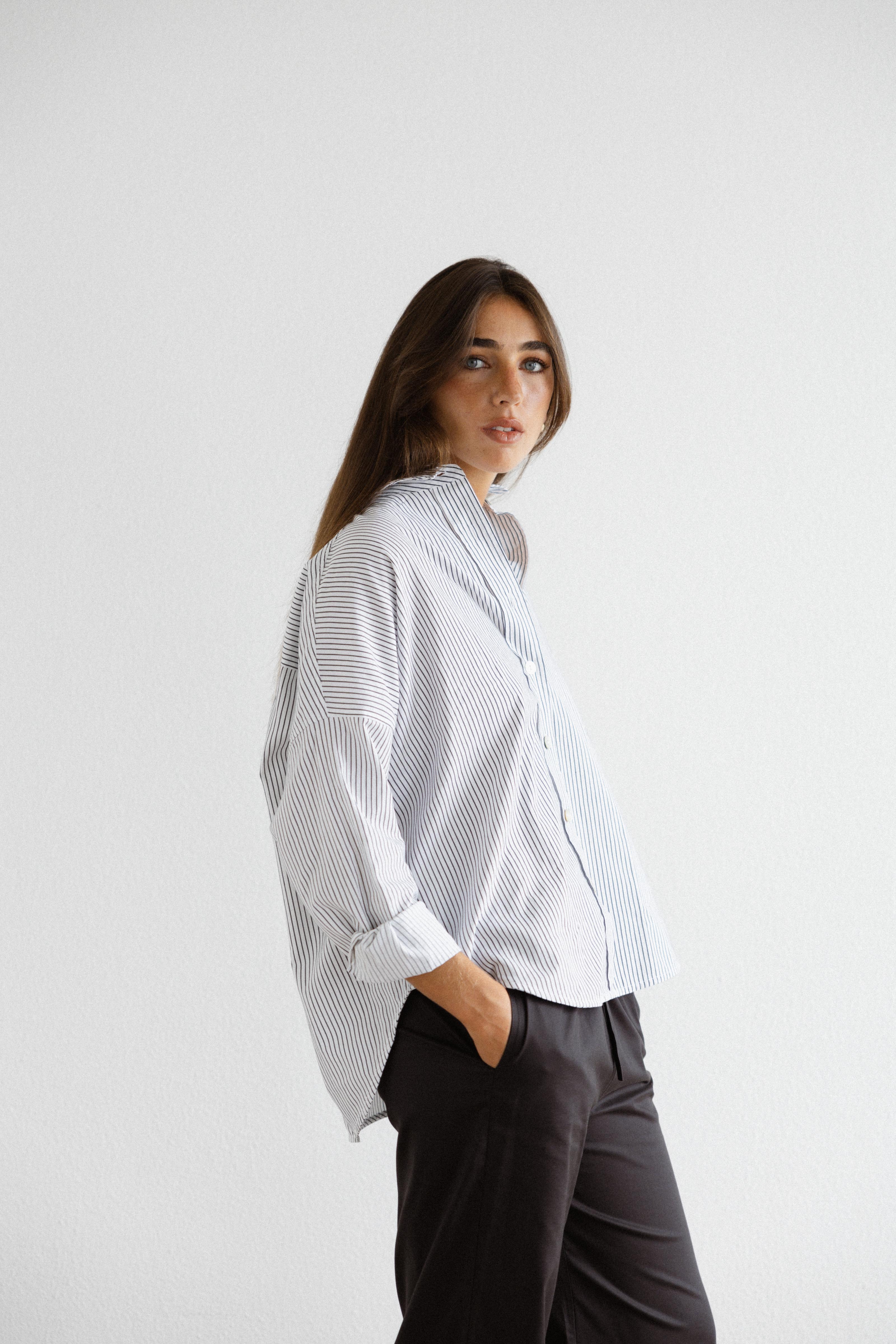 GABRIELLE Shirt woven stripes