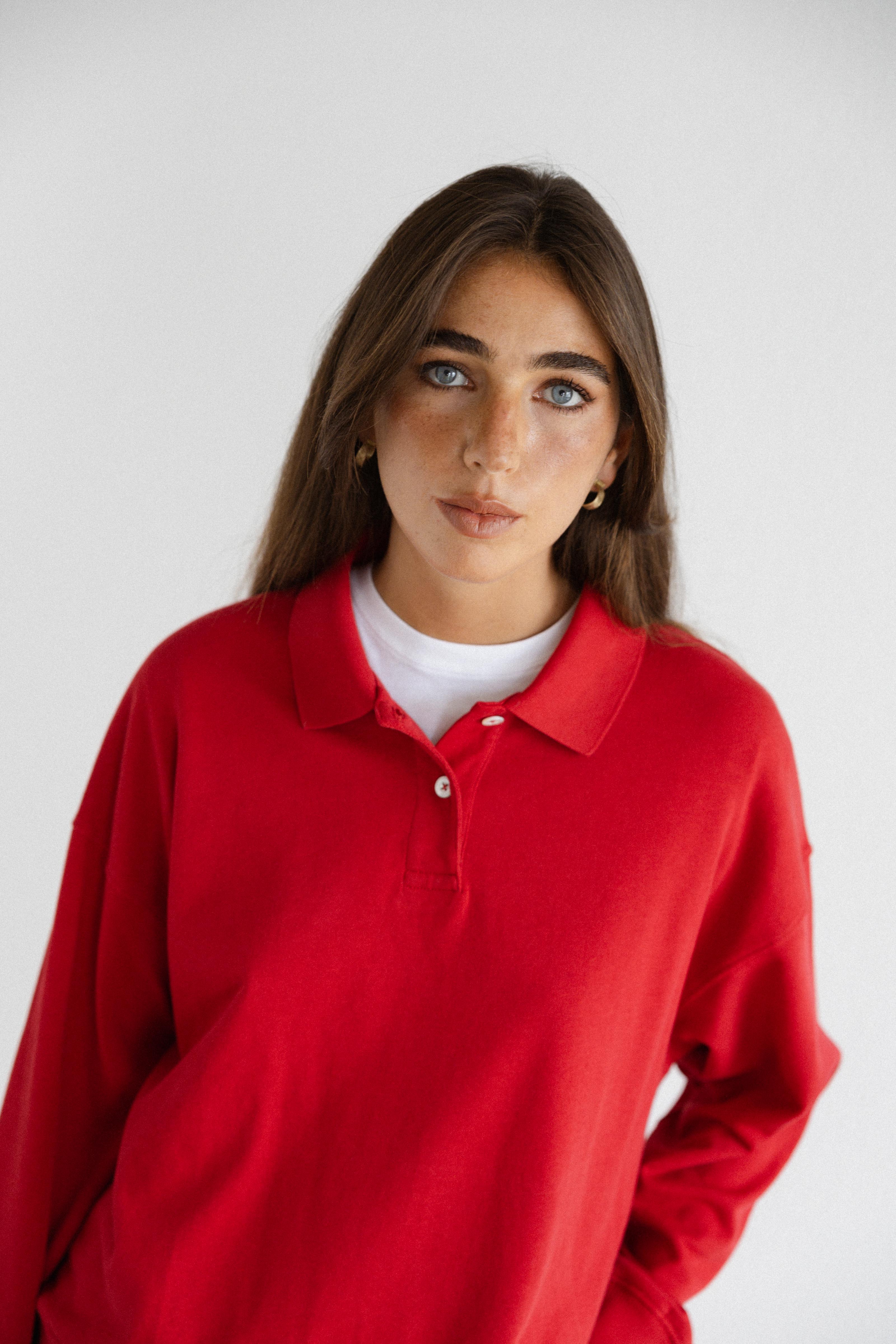 MARGAUX Polo Red
