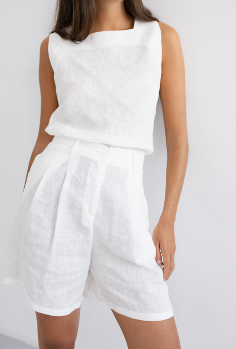 LAUREN Bermuda White