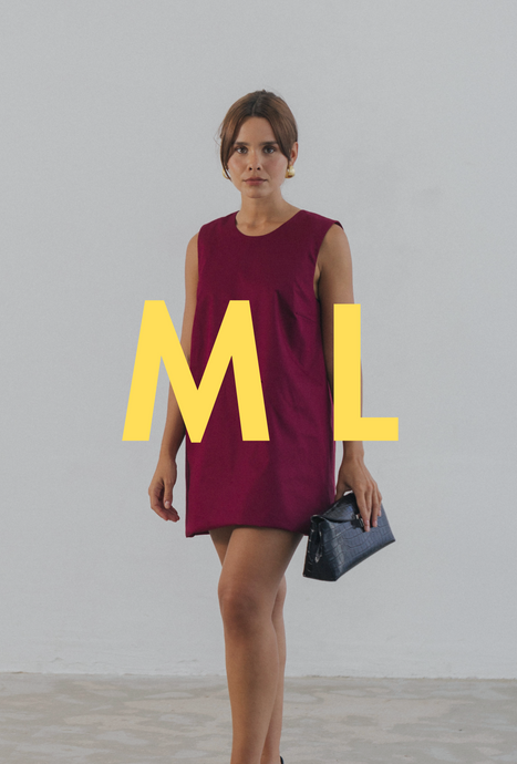 YVES Dress Burgundy