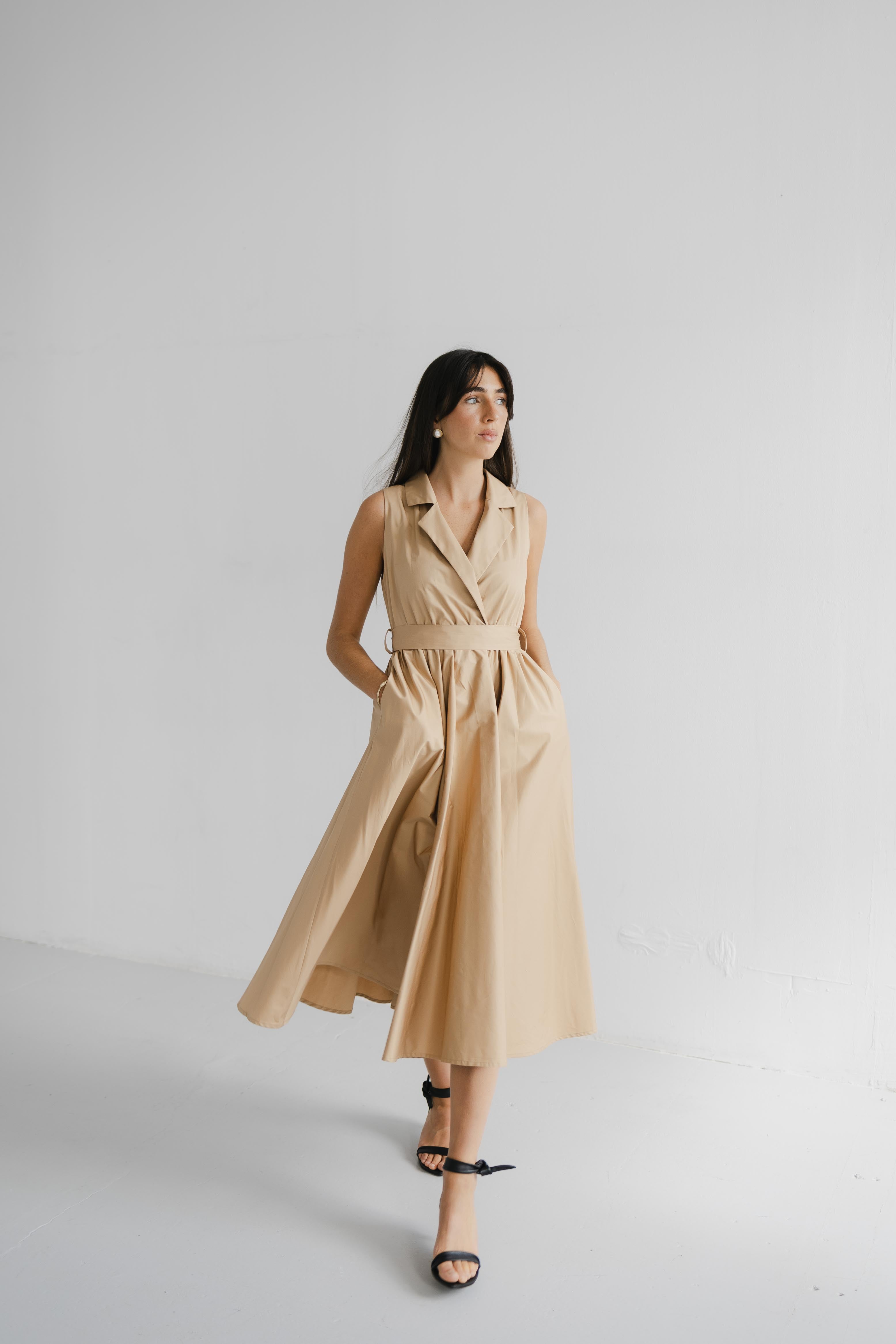 GRACE Dress Beige