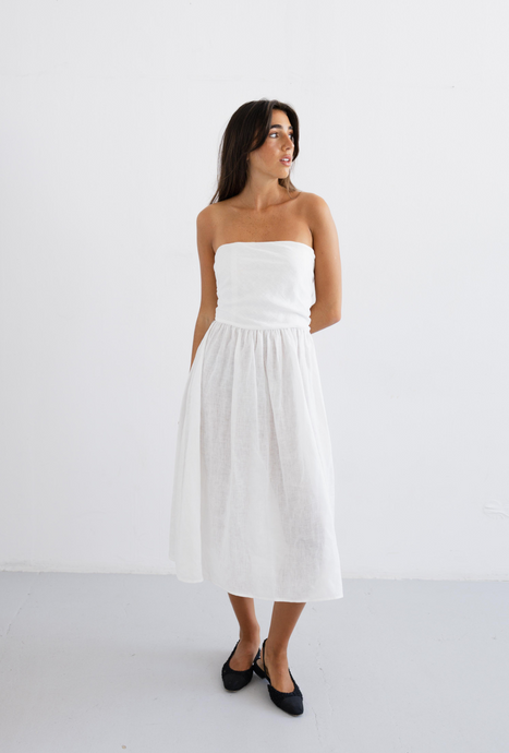 HARPER Dress White