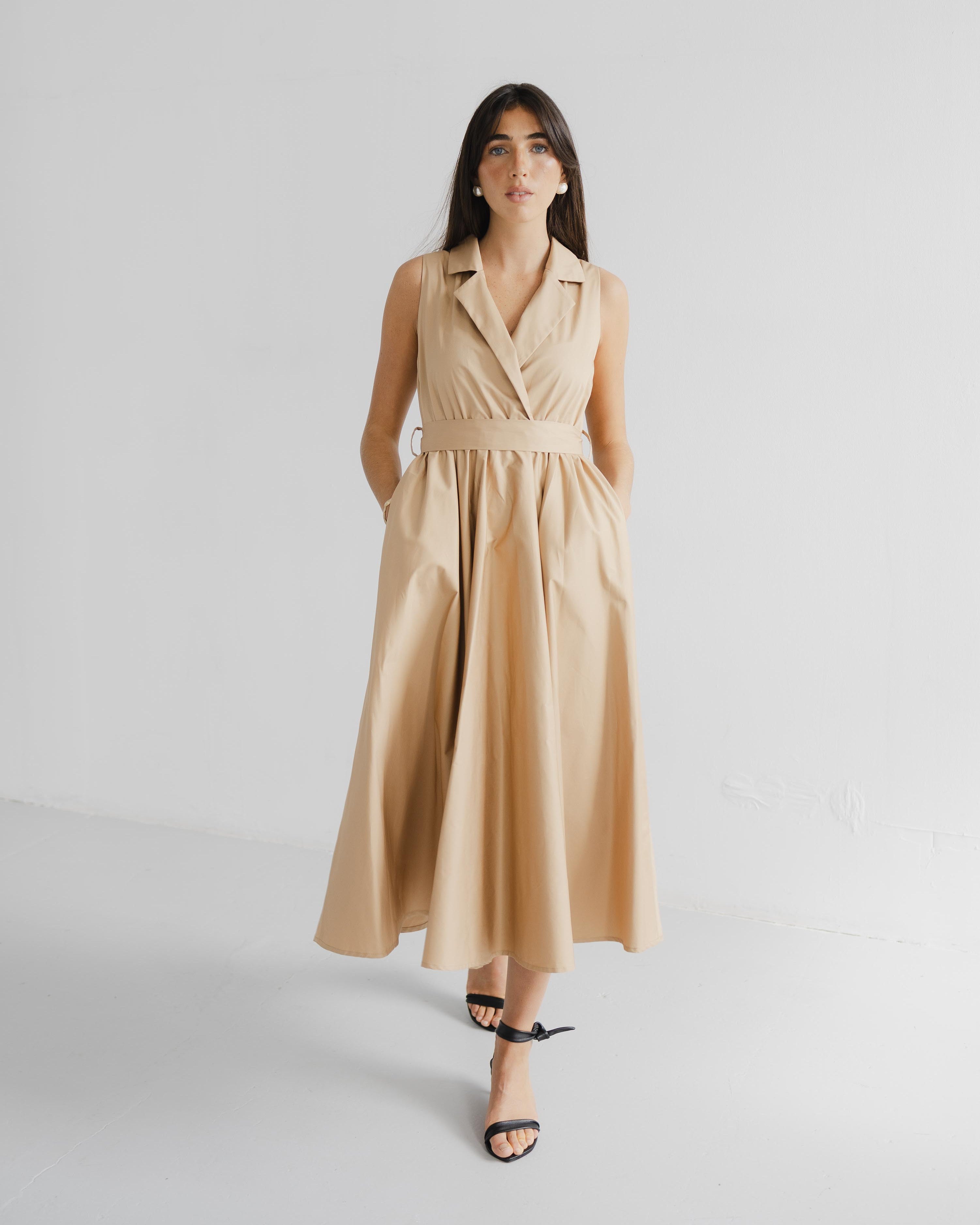 GRACE Dress Beige