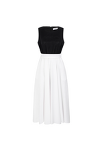 Cargar imagen en el visor de la galería, BLAIR Dress Linen B&amp;W
