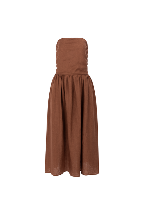 HARPER Dress Rust