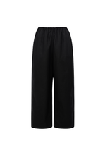 Cargar imagen en el visor de la galería, CAROLYN Trousers Linen black