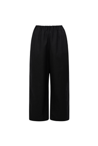 CAROLYN Trousers Linen black