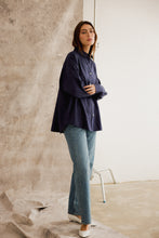 Load image into Gallery viewer, GABRIELLE Shirt Navy Blue