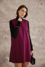 Load image into Gallery viewer, YVES Dress Burgundy