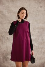 Load image into Gallery viewer, YVES Dress Burgundy