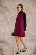 Load image into Gallery viewer, YVES Dress Burgundy