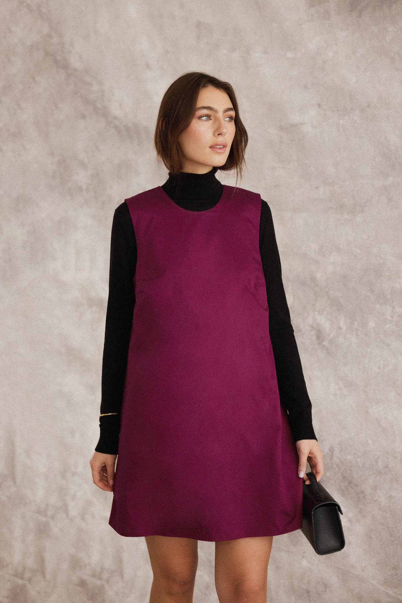 YVES Dress Burgundy