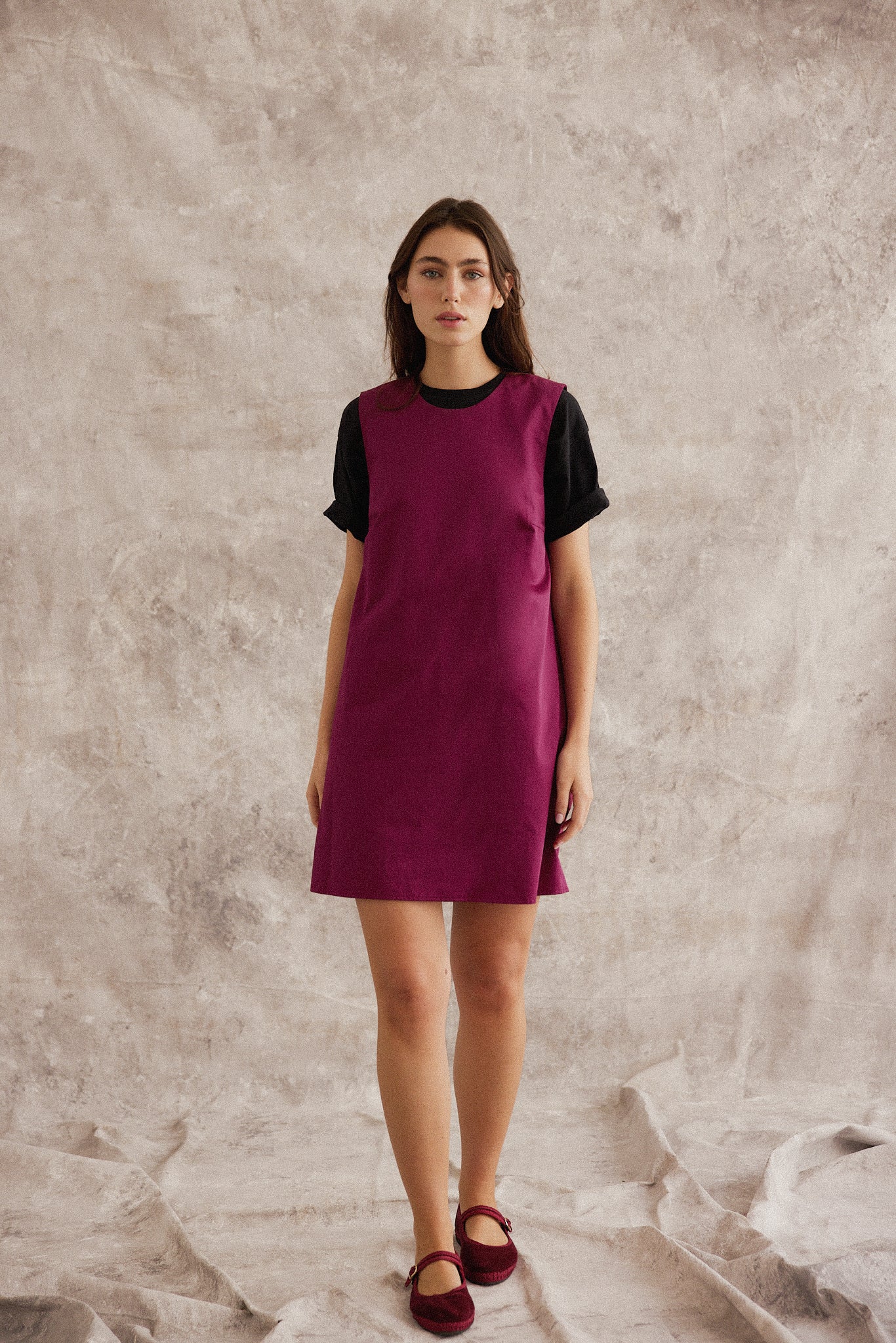 YVES Dress Burgundy