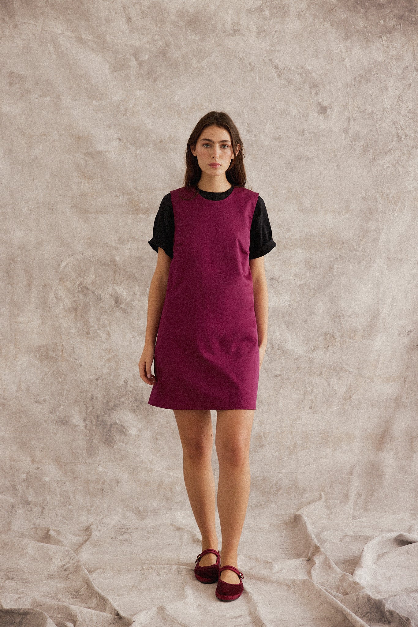 YVES Dress Burgundy