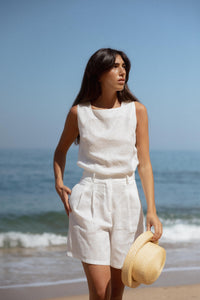 LAUREN Bermuda White