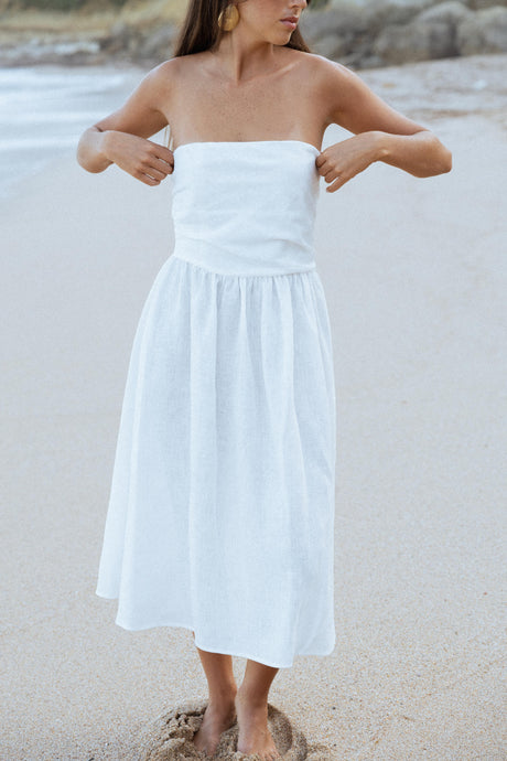 HARPER Dress White