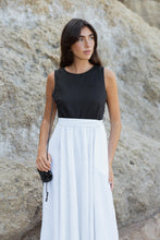 Carregar imagem no visualizador da galeria, BLAIR Dress Linen B&amp;W