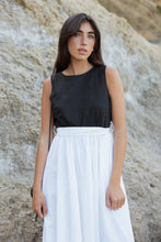 Carregar imagem no visualizador da galeria, BLAIR Dress Linen B&amp;W