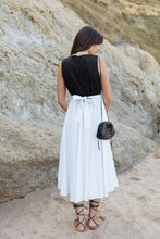 Carregar imagem no visualizador da galeria, BLAIR Dress Linen B&amp;W