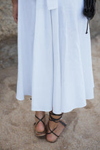 Carregar imagem no visualizador da galeria, BLAIR Dress Linen B&amp;W