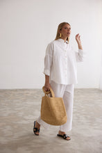 Load image into Gallery viewer, CAROLYN Trousers Linen white