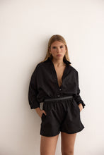 Load image into Gallery viewer, GABRIELLE Shirt Linen Black