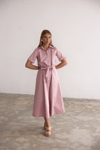 Load image into Gallery viewer, C.Z. Shirt Dress pink