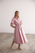 Load image into Gallery viewer, C.Z. Shirt Dress pink