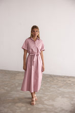 Load image into Gallery viewer, C.Z. Shirt Dress pink