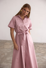 Load image into Gallery viewer, C.Z. Shirt Dress pink