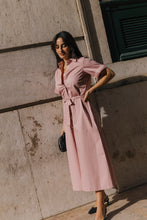 Load image into Gallery viewer, C.Z. Shirt Dress pink