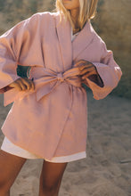 Load image into Gallery viewer, SOHO Kimono Linen Pink