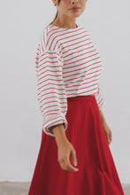 Load image into Gallery viewer, JANE Breton Shirt Red