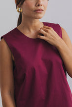 Load image into Gallery viewer, YVES Dress Burgundy