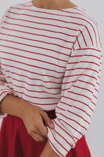 Load image into Gallery viewer, JANE Breton Shirt Red