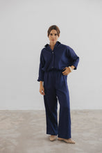 Carregar imagem no visualizador da galeria, CAROLYN Trousers Dark Blue