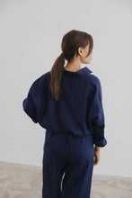 Load image into Gallery viewer, CAROLYN Trousers Dark Blue