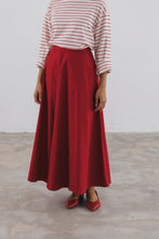 Load image into Gallery viewer, CLAIRE Skirt Dark Red