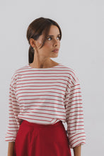 Load image into Gallery viewer, JANE Breton Shirt Red