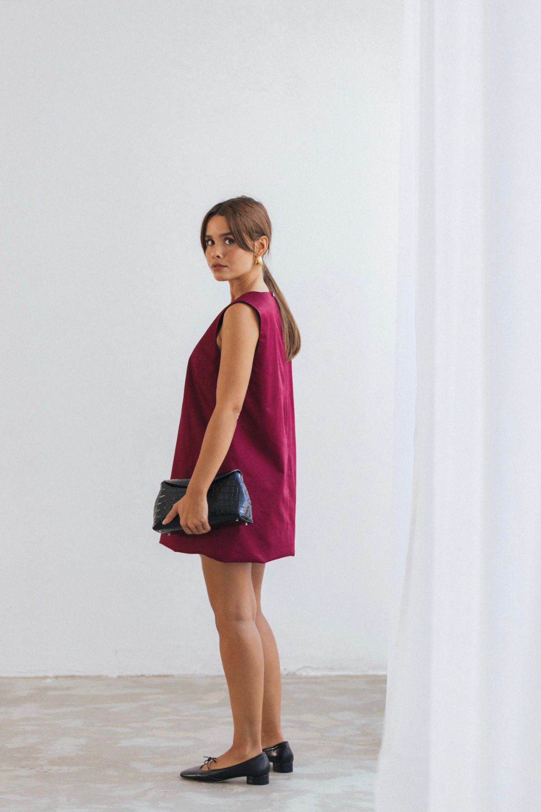 YVES Dress Burgundy