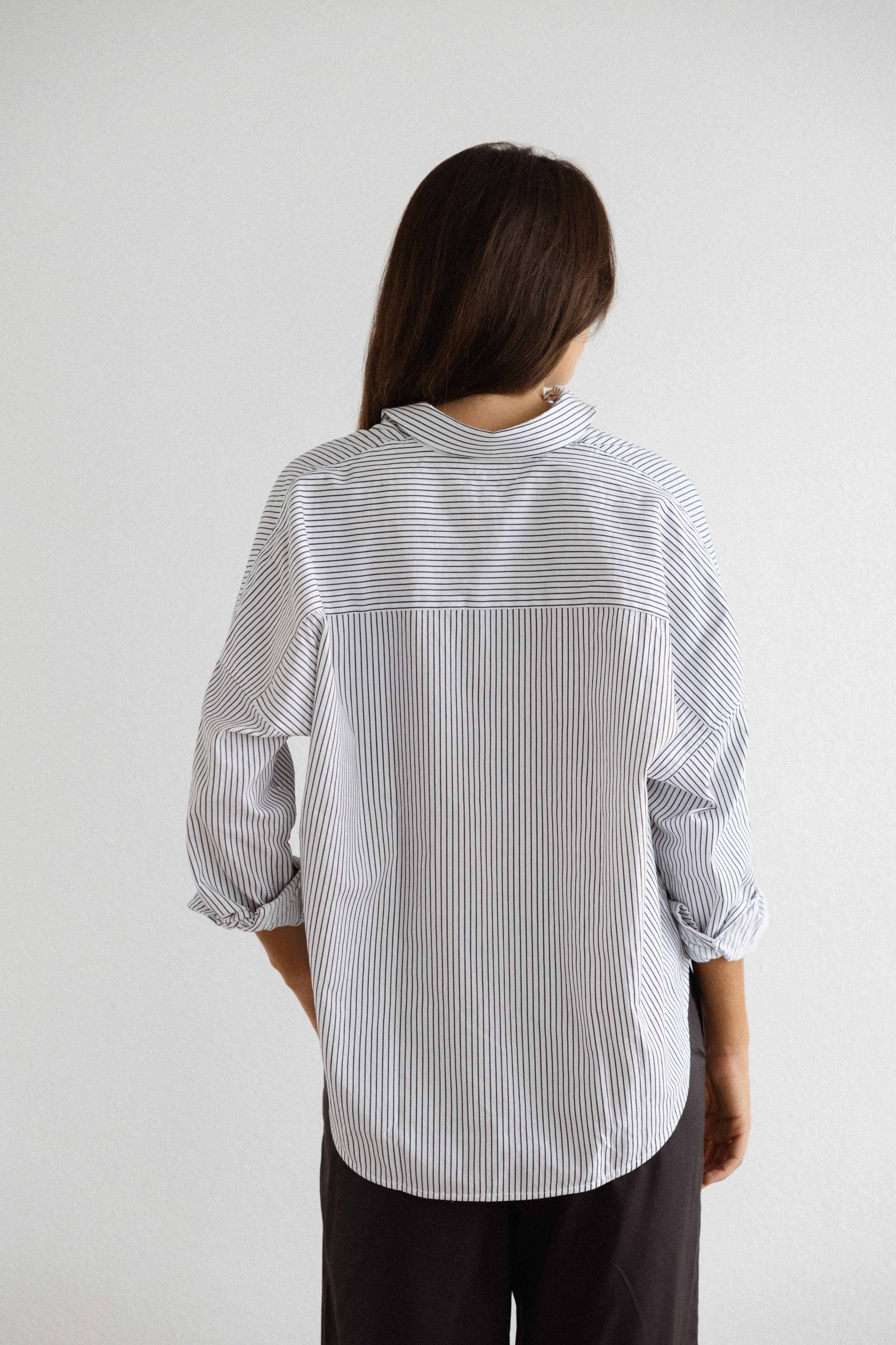 GABRIELLE Shirt woven stripes
