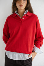 Load image into Gallery viewer, MARGAUX Polo Red