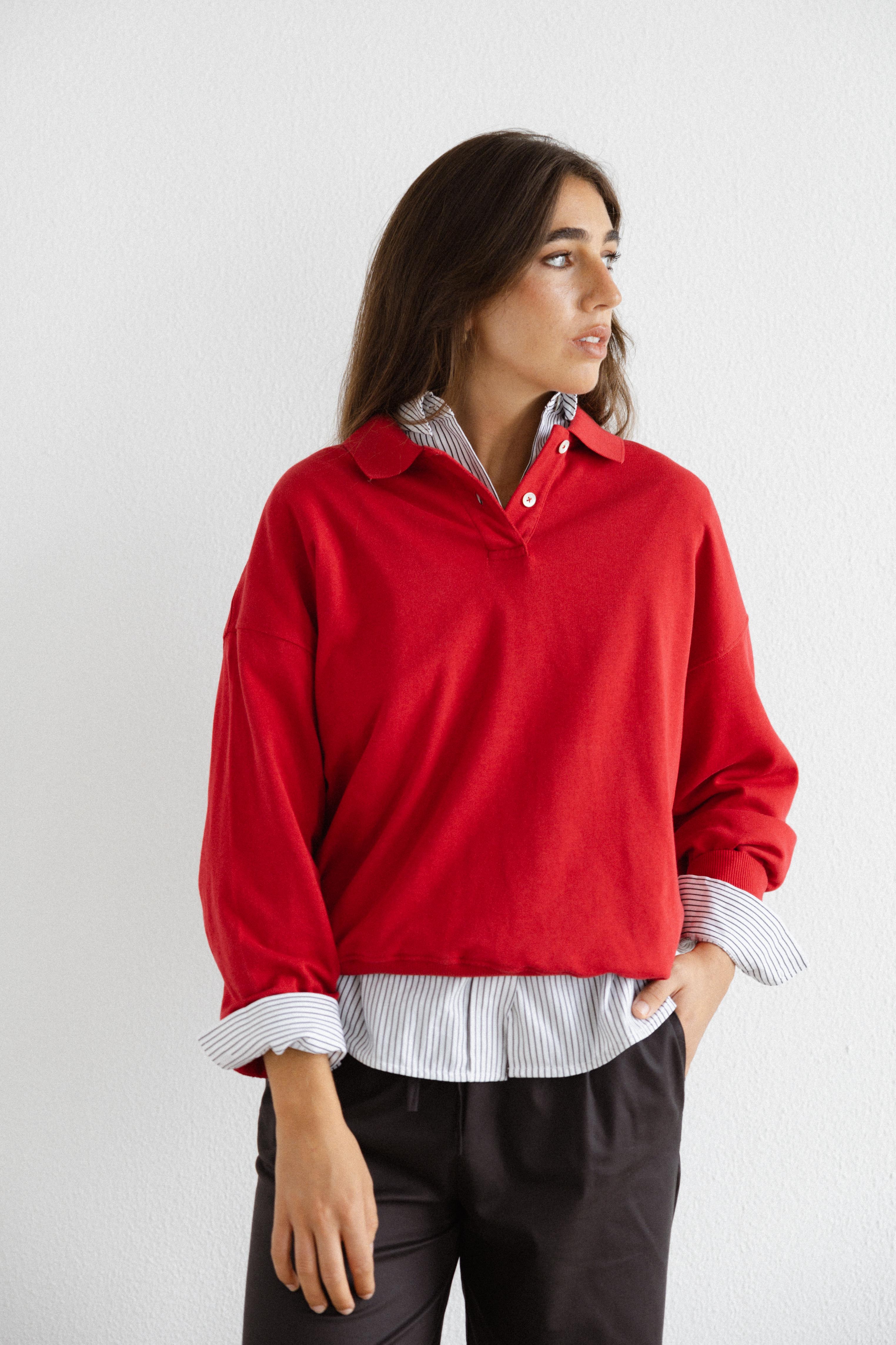 MARGAUX Polo Red