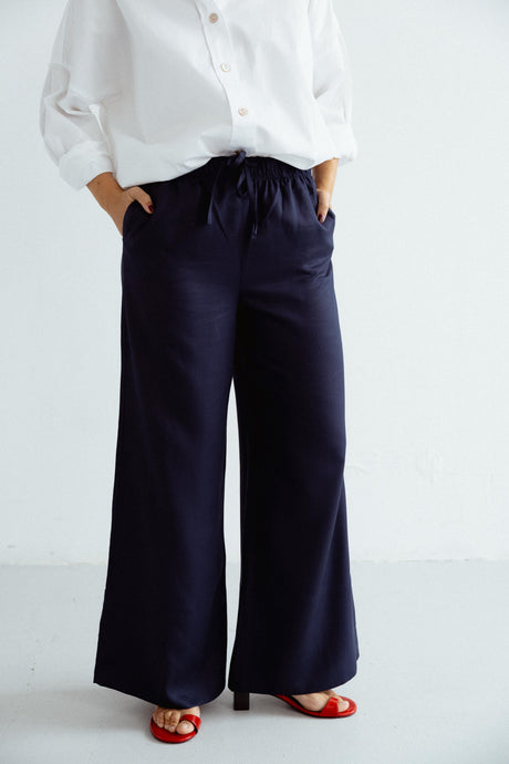 COLUMBINE Trousers Dark Blue