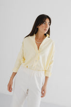 Carregar imagem no visualizador da galeria, GABRIELLE Oxford Shirt Yellow
