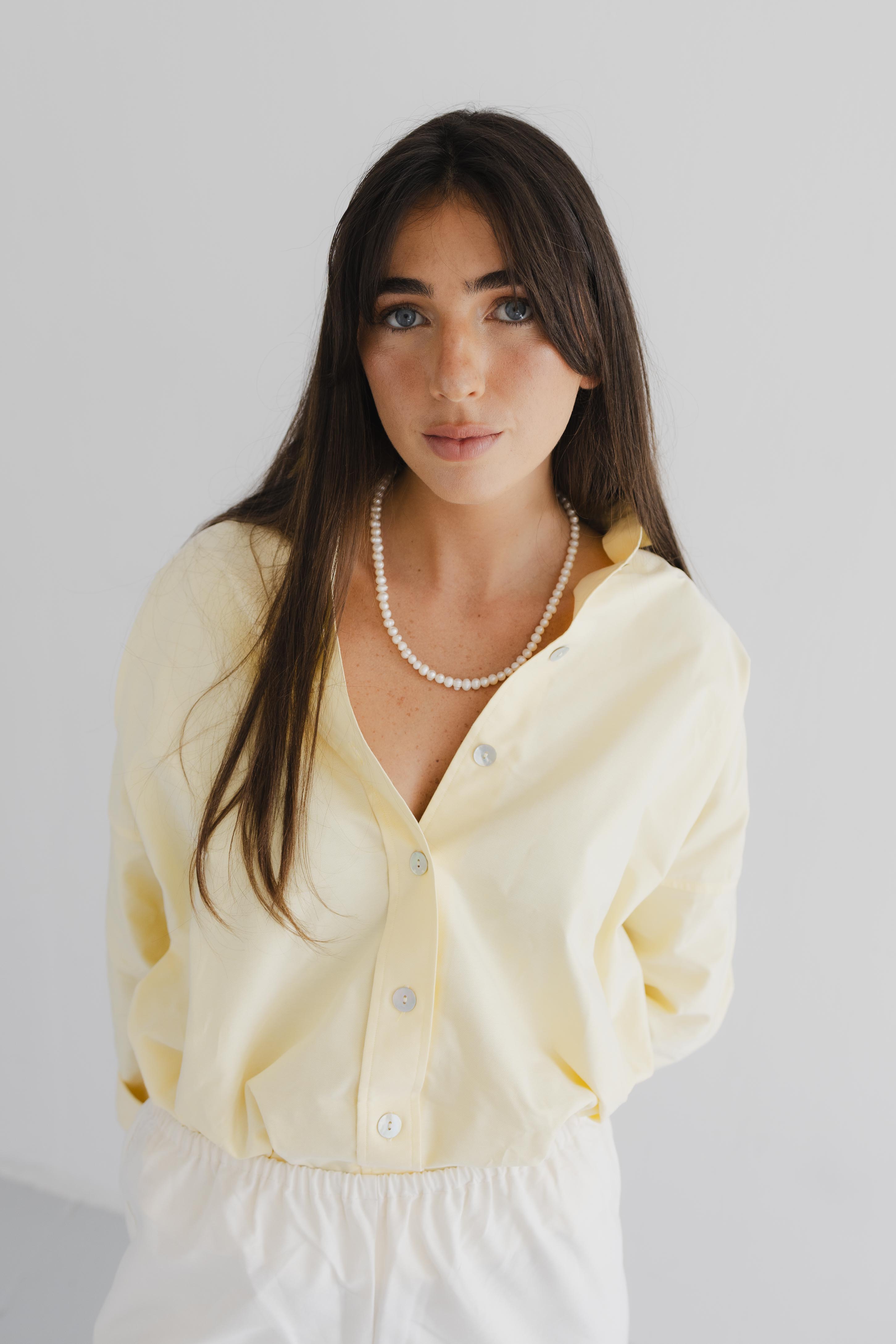GABRIELLE Oxford Shirt Yellow